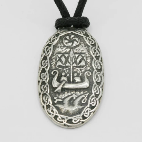 A product image for the product Pewter Travellers Charm Necklace.