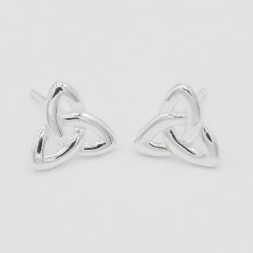 A product image for the product Sterling Silver Celtic Knot Stud Earrings (Trefoil).