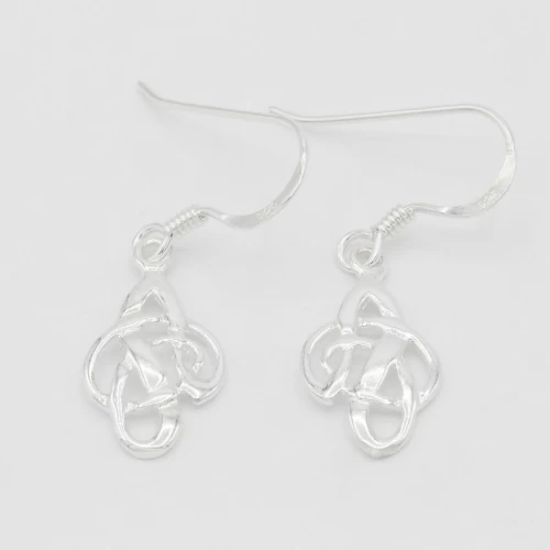 A product image for the product Sterling Silver Celtic Knot Drop Earrings.